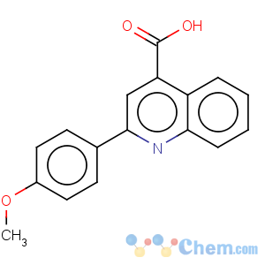 CAS No:4364-02-7 4-Quinolinecarboxylicacid, 2-(4-methoxyphenyl)-