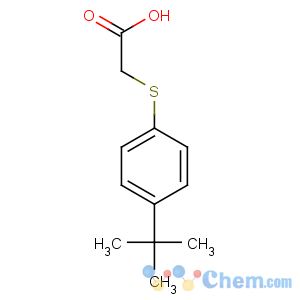 CAS No:4365-63-3 Acetic acid,2-[[4-(1,1-dimethylethyl)phenyl]thio]-