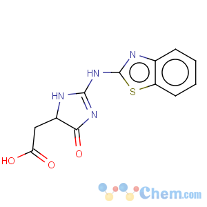 CAS No:436811-21-1 [2-(benzothiazol-2-ylamino)-5-oxo-4,5-dihydro-3 h-imidazol-4-yl]-acetic acid