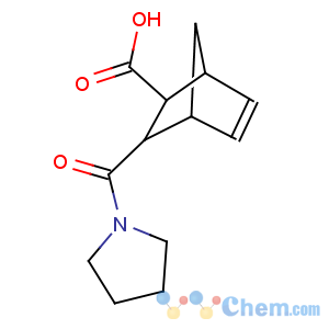 CAS No:436811-25-5 2-(pyrrolidine-1-carbonyl)bicyclo[2.2.1]hept-5-ene-3-carboxylic acid