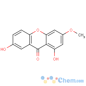CAS No:437-50-3 1,7-dihydroxy-3-methoxyxanthen-9-one
