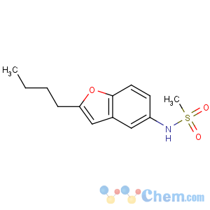 CAS No:437652-07-8 N-(2-butyl-1-benzofuran-5-yl)methanesulfonamide