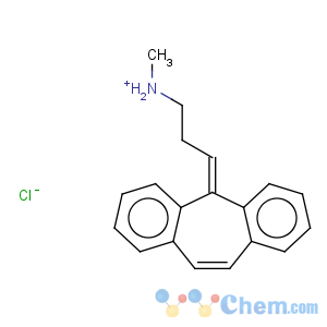 CAS No:438-59-5 1-Propanamine,3-(5H-dibenzo[a,d]cyclohepten-5-ylidene)-N-methyl-, hydrochloride (1:1)