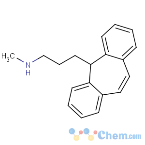 CAS No:438-60-8 3-(11H-dibenzo[1,2-a:1',2'-e][7]annulen-11-yl)-N-methylpropan-1-amine