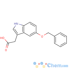 CAS No:4382-53-0 2-(5-phenylmethoxy-1H-indol-3-yl)acetic acid