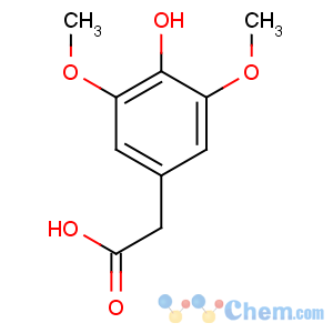 CAS No:4385-56-2 2-(4-hydroxy-3,5-dimethoxyphenyl)acetic acid