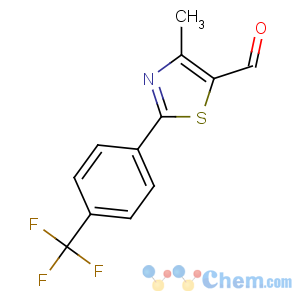 CAS No:438577-61-8 4-methyl-2-[4-(trifluoromethyl)phenyl]-1,3-thiazole-5-carbaldehyde