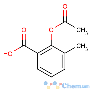 CAS No:4386-39-4 2-acetyloxy-3-methylbenzoic acid