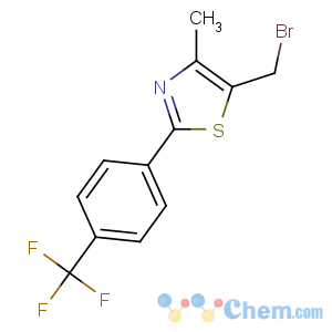 CAS No:439134-78-8 5-(bromomethyl)-4-methyl-2-[4-(trifluoromethyl)phenyl]-1,3-thiazole