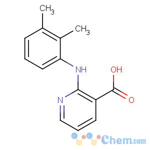 CAS No:4394-05-2 2-(2,3-dimethylanilino)pyridine-3-carboxylic acid