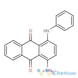 CAS No:4395-65-7 1-amino-4-anilinoanthracene-9,10-dione