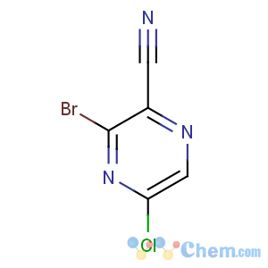 CAS No:440124-25-4 3-bromo-5-chloropyrazine-2-carbonitrile