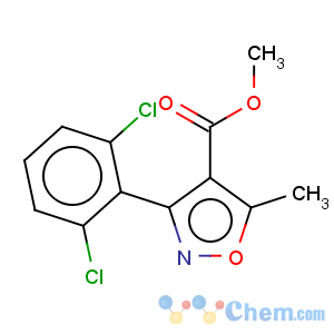 CAS No:4402-83-9 4-Isoxazolecarboxylicacid, 3-(2,6-dichlorophenyl)-5-methyl-, methyl ester