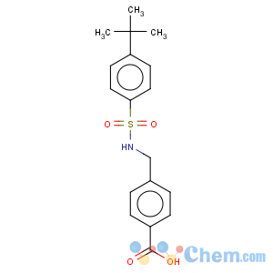 CAS No:440350-92-5 Benzoic acid,4-[[[[4-(1,1-dimethylethyl)phenyl]sulfonyl]amino]methyl]-