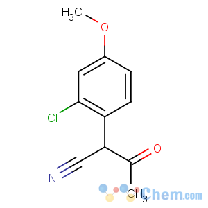 CAS No:441060-95-3 2-(2-chloro-4-methoxyphenyl)-3-oxobutanenitrile