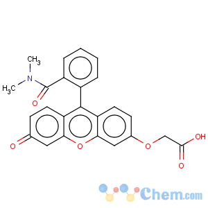 CAS No:442151-50-0 Acetic acid,2-[[9-[2-[(dimethylamino)carbonyl]phenyl]-3-oxo-3H-xanthen-6-yl]oxy]-