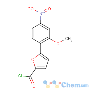 CAS No:443123-41-9 5-(2-methoxy-4-nitrophenyl)furan-2-carbonyl chloride