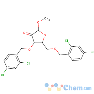 CAS No:443642-30-6 (2R,4R,5R)-4-[(2,4-dichlorophenyl)methoxy]-5-[(2,<br />4-dichlorophenyl)methoxymethyl]-2-methoxyoxolan-3-one
