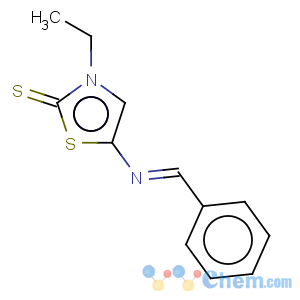 CAS No:443780-50-5 5-(Benzylidene-amino)-3-ethyl-3H-thiazole-2-thione