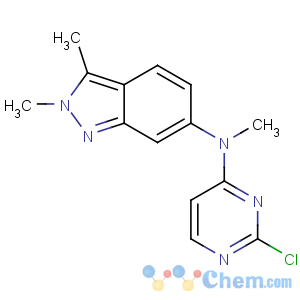 CAS No:444731-75-3 N-(2-chloropyrimidin-4-yl)-N,2,3-trimethylindazol-6-amine