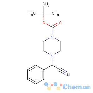 CAS No:444891-21-8 tert-butyl 4-[cyano(phenyl)methyl]piperazine-1-carboxylate