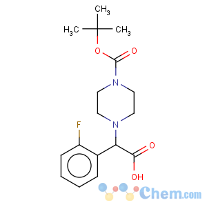 CAS No:444892-80-2 1-Piperazineaceticacid, 4-[(1,1-dimethylethoxy)carbonyl]-a-(2-fluorophenyl)-