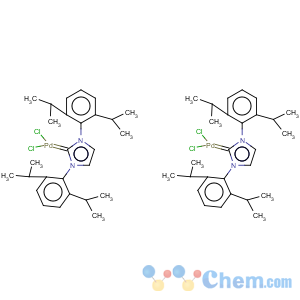 CAS No:444910-17-2 Dichloro(di-mu-chloro)bis[1,3-bis(2,6-di-i-propylphenyl)imidazol-2-ylidene]dipalladium(II)