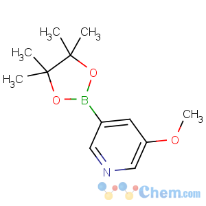 CAS No:445264-60-8 3-methoxy-5-(4,4,5,5-tetramethyl-1,3,2-dioxaborolan-2-yl)pyridine