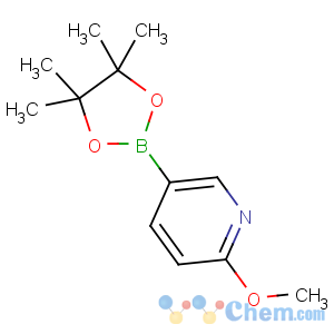 CAS No:445264-61-9 2-methoxy-5-(4,4,5,5-tetramethyl-1,3,2-dioxaborolan-2-yl)pyridine