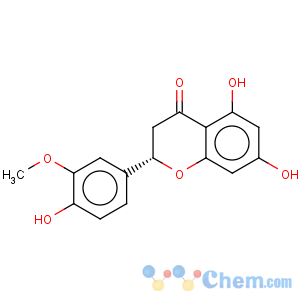 CAS No:446-71-9 4H-1-Benzopyran-4-one,2,3-dihydro-5,7-dihydroxy-2-(4-hydroxy-3-methoxyphenyl)-, (2S)-