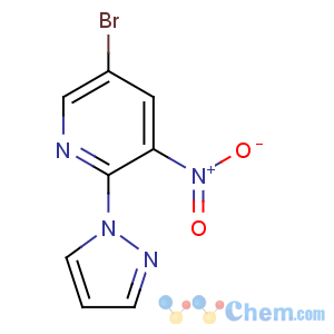 CAS No:446284-40-8 5-bromo-3-nitro-2-pyrazol-1-ylpyridine