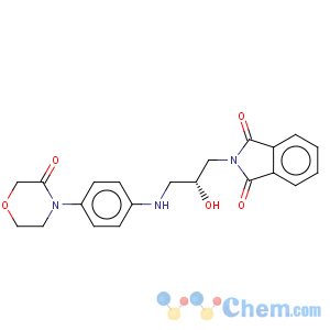CAS No:446292-07-5 1H-Isoindole-1,3(2H)-dione,2-[(2R)-2-hydroxy-3-[[4-(3-oxo-4-morpholinyl)phenyl]amino]propyl]-