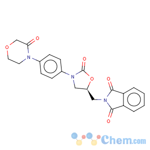 CAS No:446292-08-6 1H-Isoindole-1,3(2H)-dione,2-[[(5S)-2-oxo-3-[4-(3-oxo-4-morpholinyl)phenyl]-5-oxazolidinyl]methyl]-