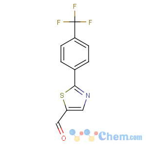 CAS No:447406-52-2 2-[4-(trifluoromethyl)phenyl]-1,3-thiazole-5-carbaldehyde