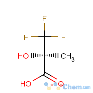 CAS No:44864-47-3 Propanoic acid,3,3,3-trifluoro-2-hydroxy-2-methyl-, (2R)-