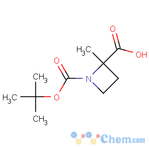 CAS No:449758-77-4 2-methyl-1-[(2-methylpropan-2-yl)oxycarbonyl]azetidine-2-carboxylic acid