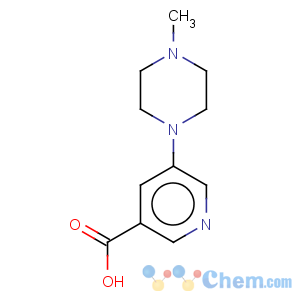 CAS No:450368-31-7 3-Pyridinecarboxylicacid, 5-(4-methyl-1-piperazinyl)-