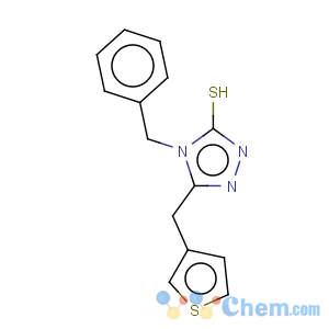 CAS No:451502-05-9 4-benzyl-5-(3-thienylmethyl)-4H-1,2,4-triazole-3-thiol