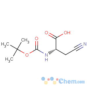 CAS No:45159-34-0 Propanoic acid,3-cyano-2-[[(1,1-dimethylethoxy)carbonyl]amino]-, (2S)-