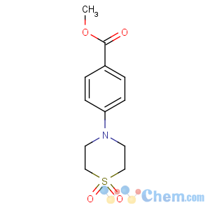 CAS No:45185-76-0 methyl 4-(1,1-dioxo-1,4-thiazinan-4-yl)benzoate