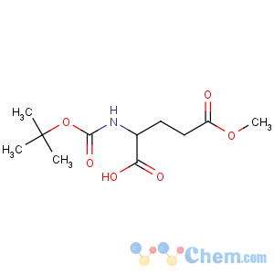CAS No:45214-91-3 (2S)-5-methoxy-2-[(2-methylpropan-2-yl)oxycarbonylamino]-5-oxopentanoic<br />acid