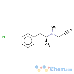 CAS No:4528-52-3 Benzeneethanamine, N,a-dimethyl-N-2-propynyl-,hydrochloride, (S)- (9CI)