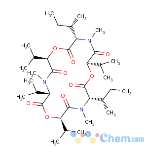 CAS No:4530-21-6 Cyclo[(2R)-2-hydroxy-3-methylbutanoyl-N-methyl-L-isoleucyl-(2R)-2-hydroxy-3-methylbutanoyl-N-methyl-L-isoleucyl-(2R)-2-hydroxy-3-methylbutanoyl-N-methyl-L-valyl]