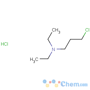 CAS No:4535-85-7 1-Propanamine,3-chloro-N,N-diethyl-, hydrochloride (1:1)