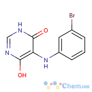 CAS No:454685-37-1 5-(3-bromoanilino)-4-hydroxy-1H-pyrimidin-6-one