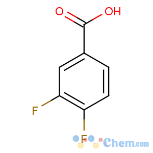 CAS No:455-86-7 3,4-difluorobenzoic acid