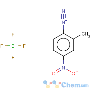 CAS No:455-90-3 4-NITRO-o-TOLUENEDIAZONIUM TETRAFLUOROBORATE			