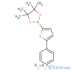 CAS No:459409-74-6 4,4,5,5-tetramethyl-2-(5-phenylthiophen-2-yl)-1,3,2-dioxaborolane