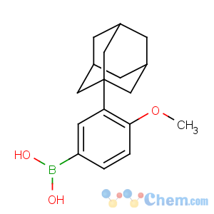 CAS No:459423-32-6 [3-(1-adamantyl)-4-methoxyphenyl]boronic acid