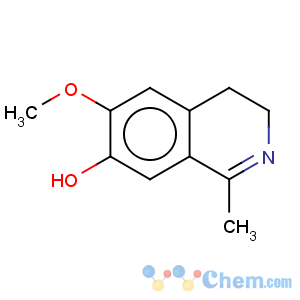 CAS No:4602-70-4 6-Isoquinolinol,3,4-dihydro-7-methoxy-1-methyl-